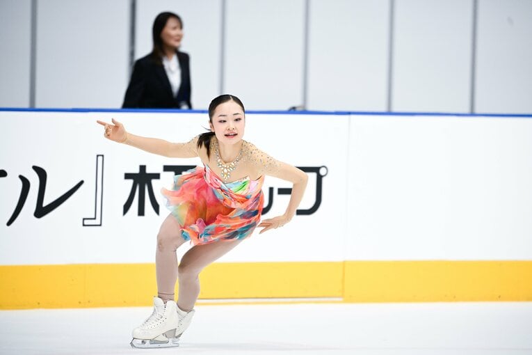 木下グループ杯、島田麻央のFS演技　©️Asami Enomoto