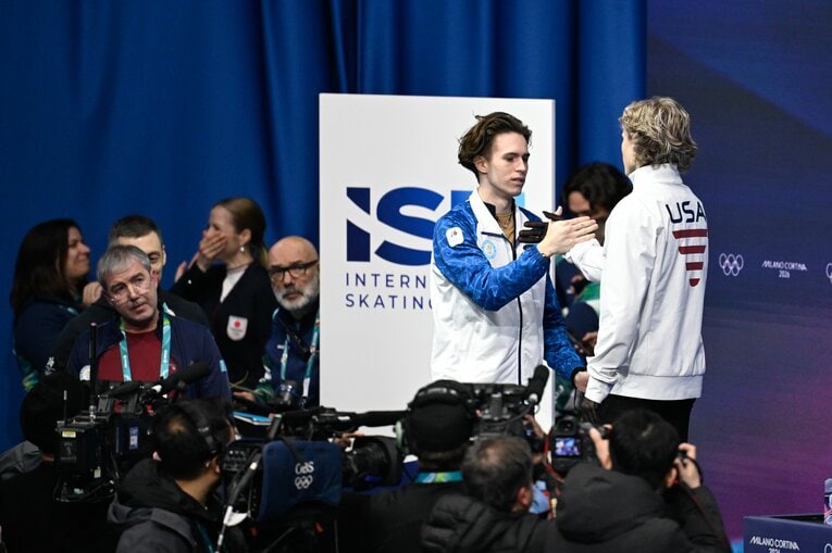 マリニンがまさかの敗戦となった男子フリー【スワイプするとそのほかの写真もご覧になれます】　©Asami Enomoto／JMPA