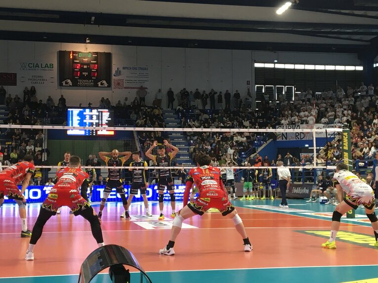 2月9日、ペルージャ石川祐希（セリエA／グロッタッツォリーナ戦）©︎Takashi Yuge