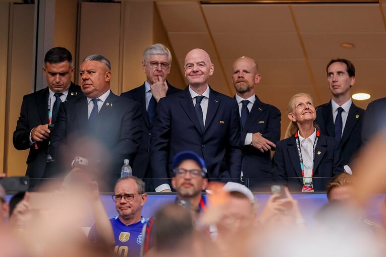 FIFAのインファンティーノ会長　©JMPA