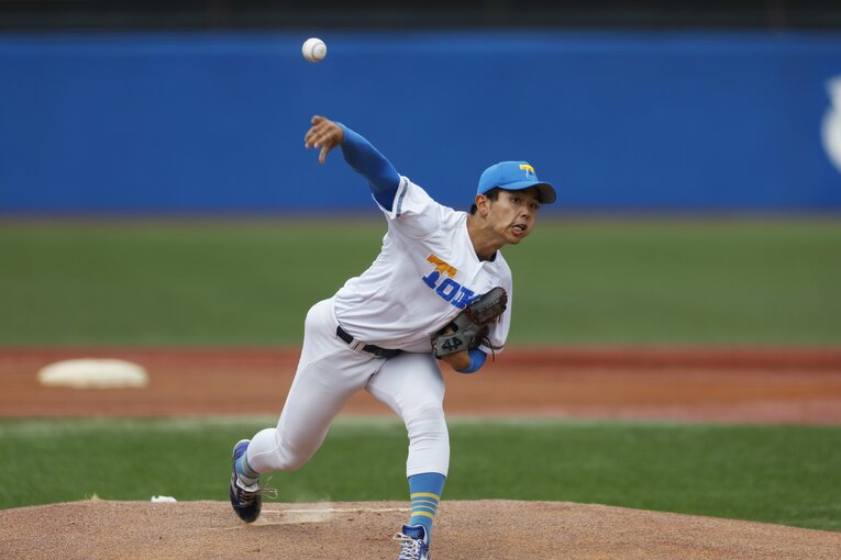 東大で2年春からリーグ戦で登板し、通算40試合で2勝21敗の成績を残した井澤　©︎Takao Fujita