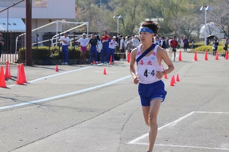 今季の洛北高のエース格だった3年生の三宅。卒業後は順大に進学予定だ／チーム提供