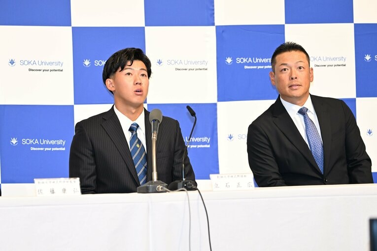 創価大・立石正広　©︎Keiji Ishikawa