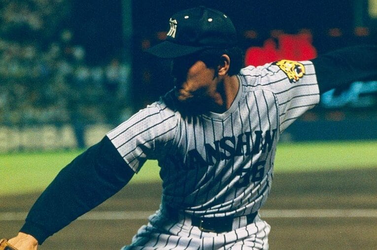 阪神時代の田村勤。1990年代初頭、抑えの切り札としてチームを支えた　©Kazuaki Nishiyama