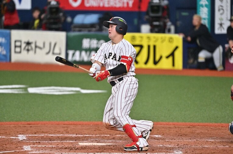 WBCでは本来の力を出しきれなかった牧秀悟だが、苦闘から得た収穫もあった。自らの打撃、チームへの還元まで改めて語った ／ photograph by Hideki Sugiyama