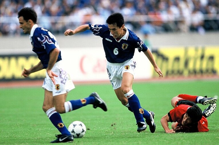 1997年の山口素弘　©Sports Graphic Number