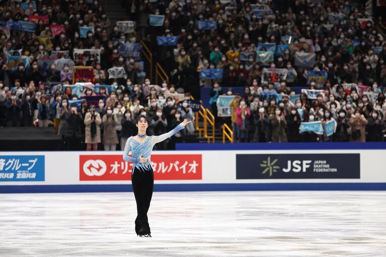 全日本選手権で1位に輝いた羽生結弦　©Getty Images