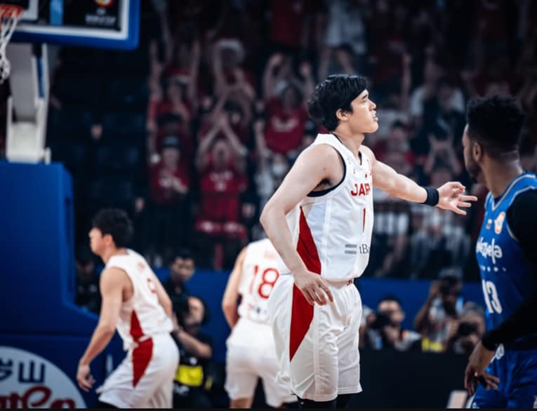 W杯ベネズエラ戦の渡邊雄太　©FIBA