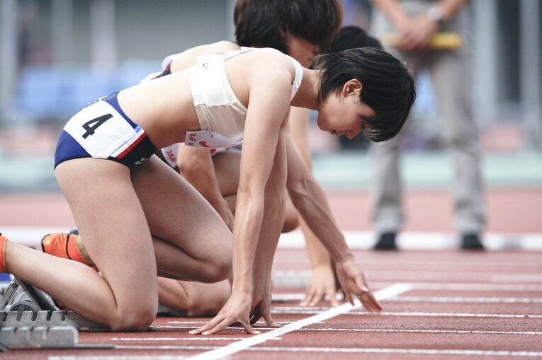 現役時代の市川華菜さん　©Asami Enomoto