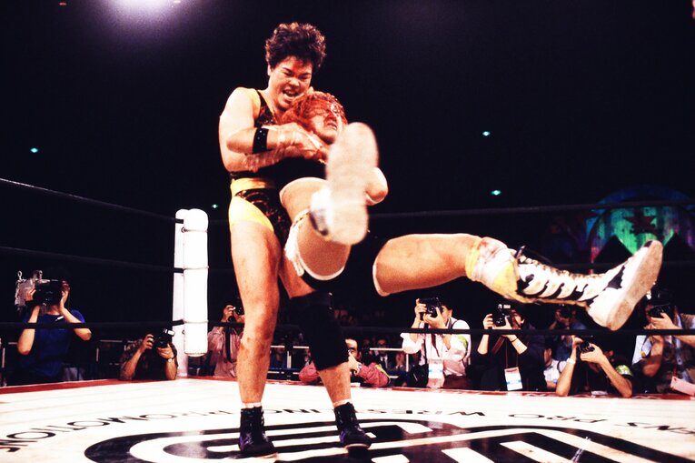 北斗晶vs神取忍。1993年4月2日、横浜アリーナ