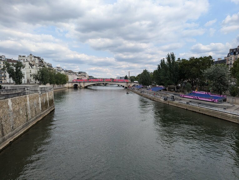 記者が撮影したセーヌ川の写真　©Yu Saito