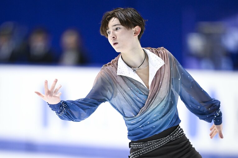 中田璃士、全日本選手権フリーの演技　©︎Asami Enomoto