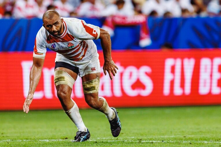 イングランド戦のリーチ マイケル　©Kiichi Matsumoto