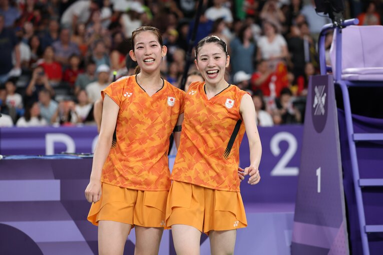 マレーシアのペアとの3位決定戦　©Ryosuke Menju/JMPA