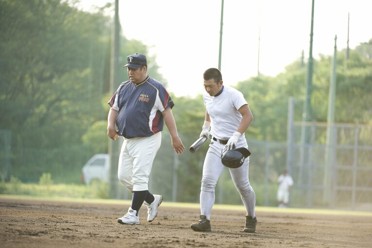 大阪桐蔭・西谷監督と森友哉（2013年／当時高3）　©︎Miki Fukano
