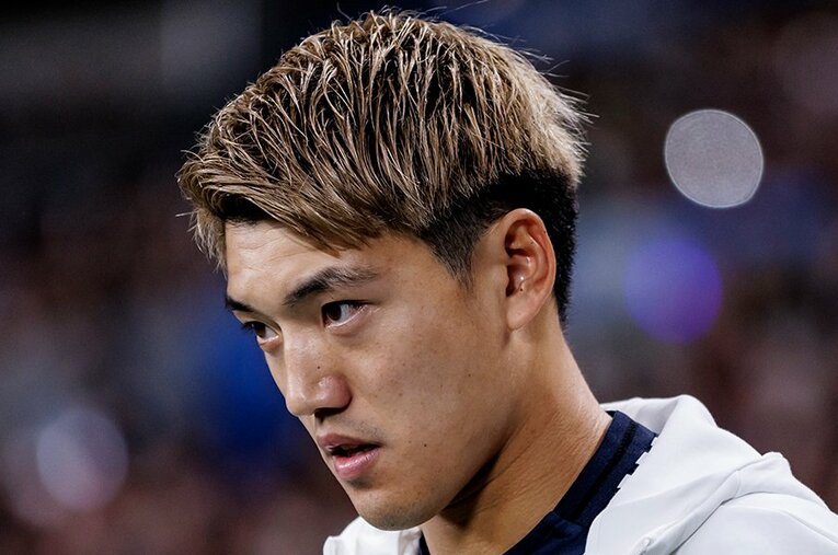 日本代表、フライブルクで右サイドハーフとして新境地を見せる堂安律。新シーズンはドイツ国内でのステップアップとなるか　©Kiichi Matsumoto