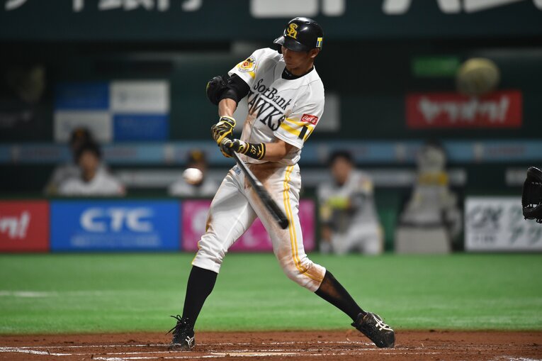 ソフトバンク時代の福田秀平（2016年）©︎Hideki Sugiyama