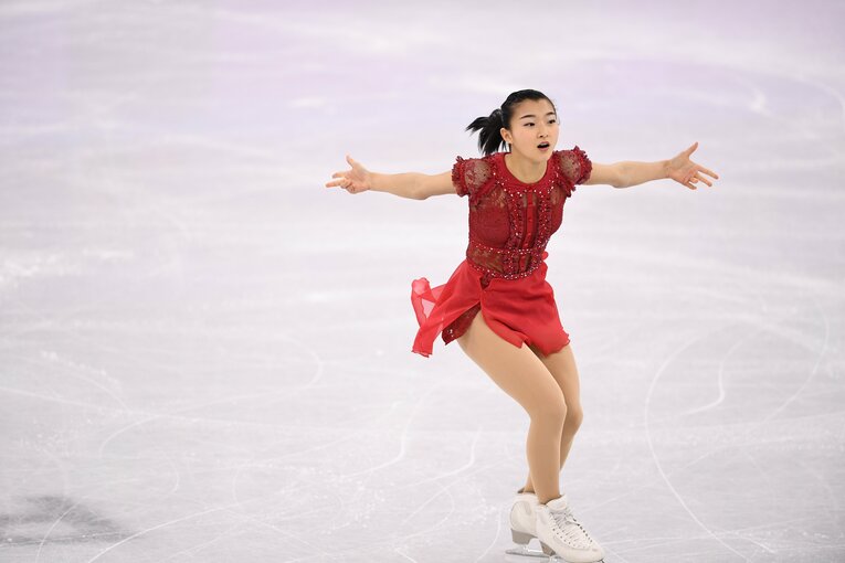 17歳で出場した平昌五輪の様子 ©Asami Enomoto / JMPA