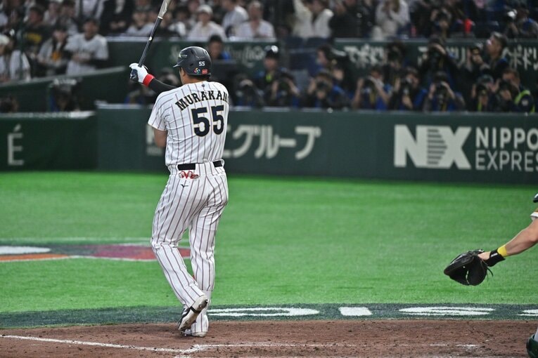 WBCでは今ひとつ調子に乗れなかった村上　©Hideki Sugiyama
