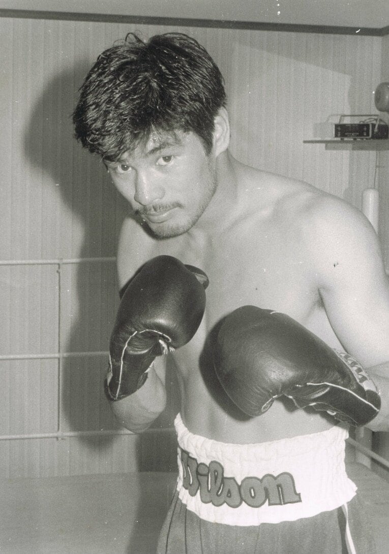 現役時代の赤井英和　©NIKKAN SPORTS