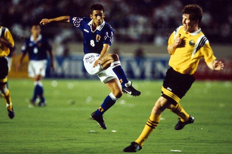 1999年の中田英寿　©Sports Graphic Number