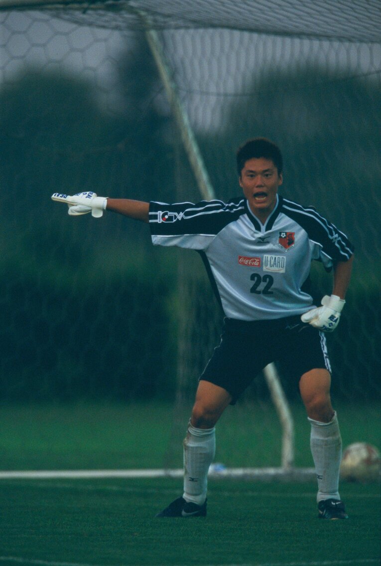 大宮アルディージャ時代の川島永嗣（2002年）©︎Kazuaki Nishiyama