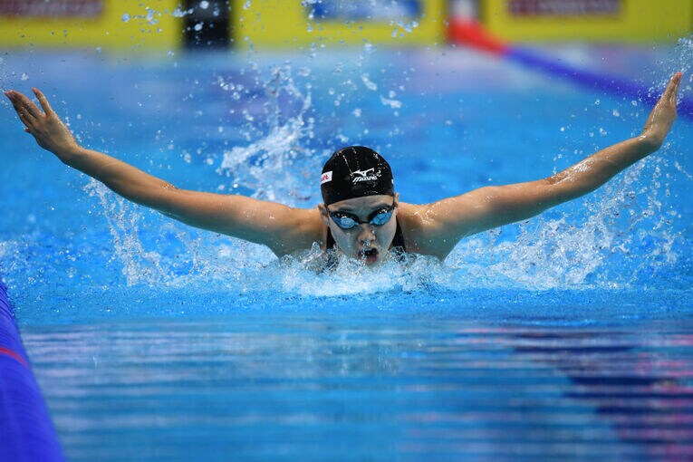 2019年世界水泳の寺村さん　©Getty Images