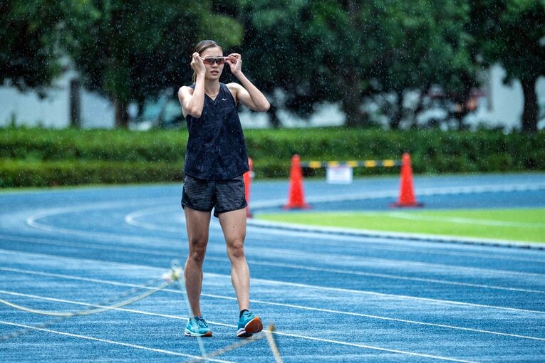 助走スピードの強化は課題のひとつだという　©Takuya Sugiyama