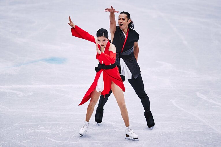 モンペリエ世界選手権での演技　©Getty Images