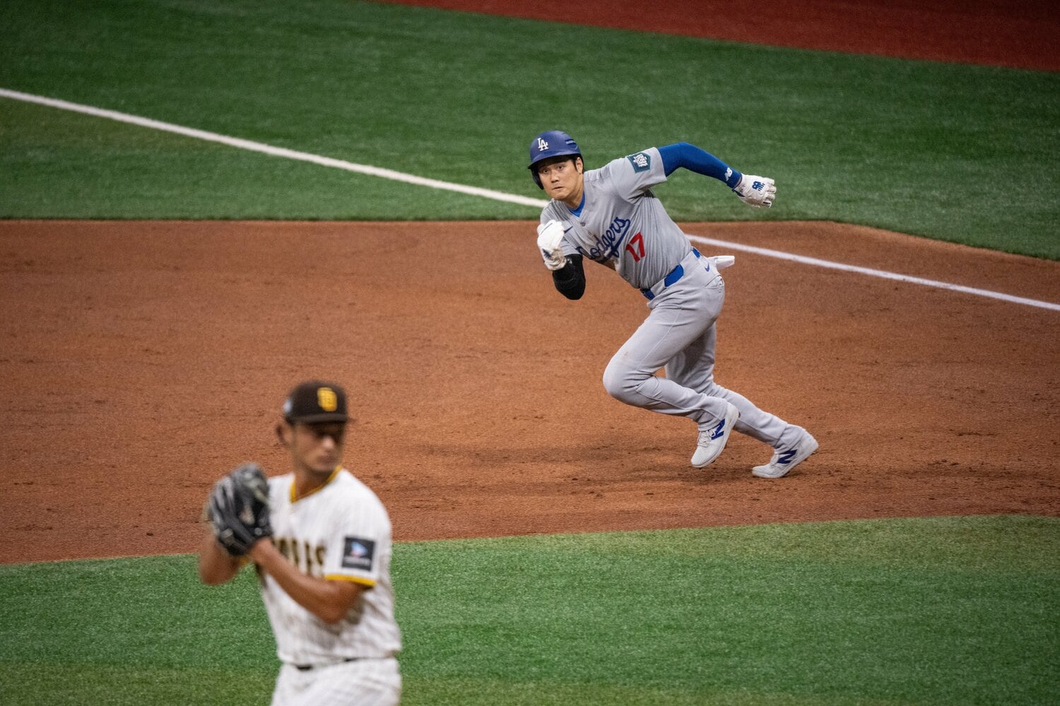 直後に盗塁も… ©Nanae Suzuki