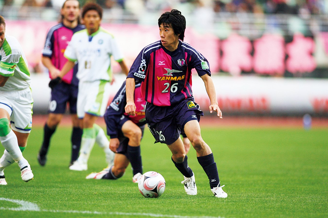 高校2年時の'06年、C大阪とプロ契約 ©︎J.LEAGUE