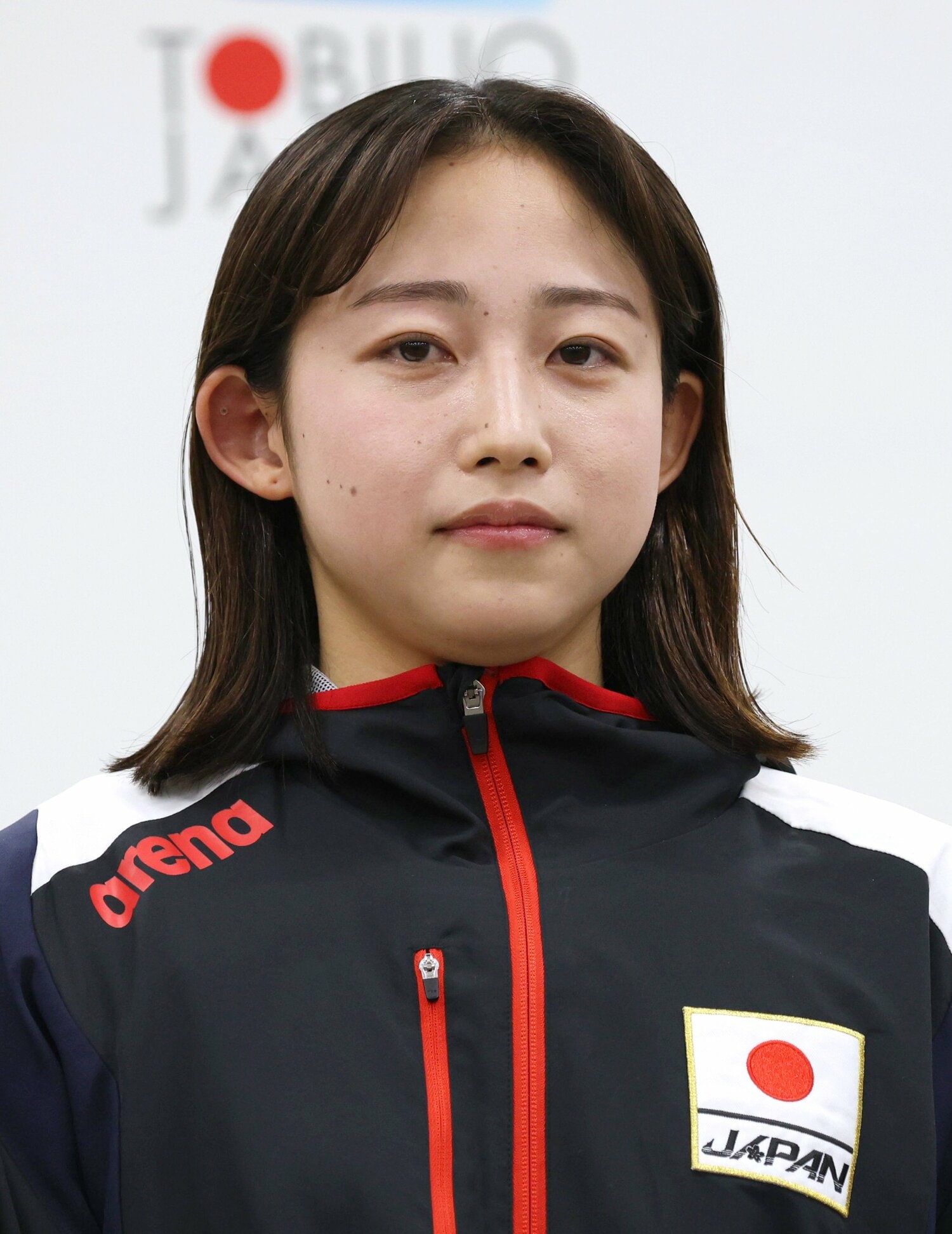 パリ五輪200ｍバタフライ代表の三井　©JIJI PRESS