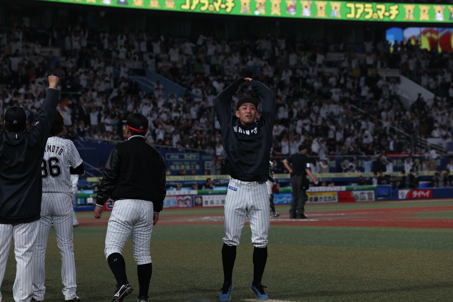 新シーズンへーー。指揮官の想いも胸に刻み、目標をしっかりと定めている ©︎Chiba Lotte Marines