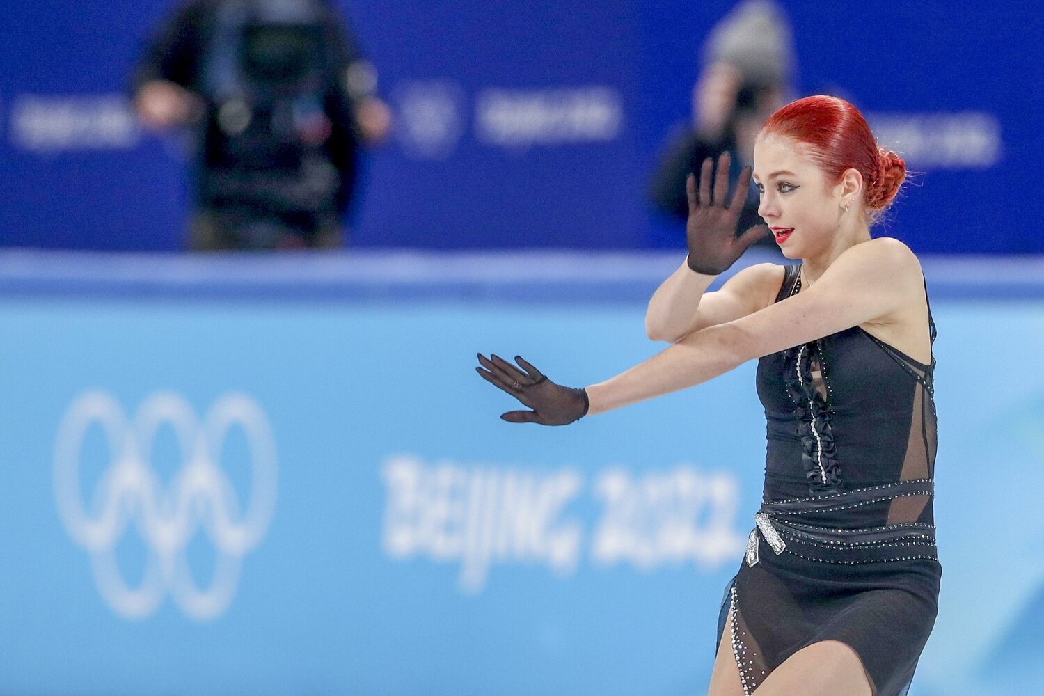 当時17歳で北京五輪に出場し、銀メダルを獲得　©Getty Images