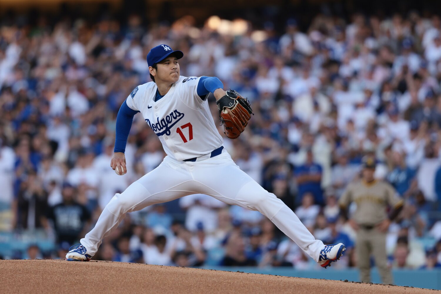 復帰マウンドでの大谷のピッチング　©Getty Images