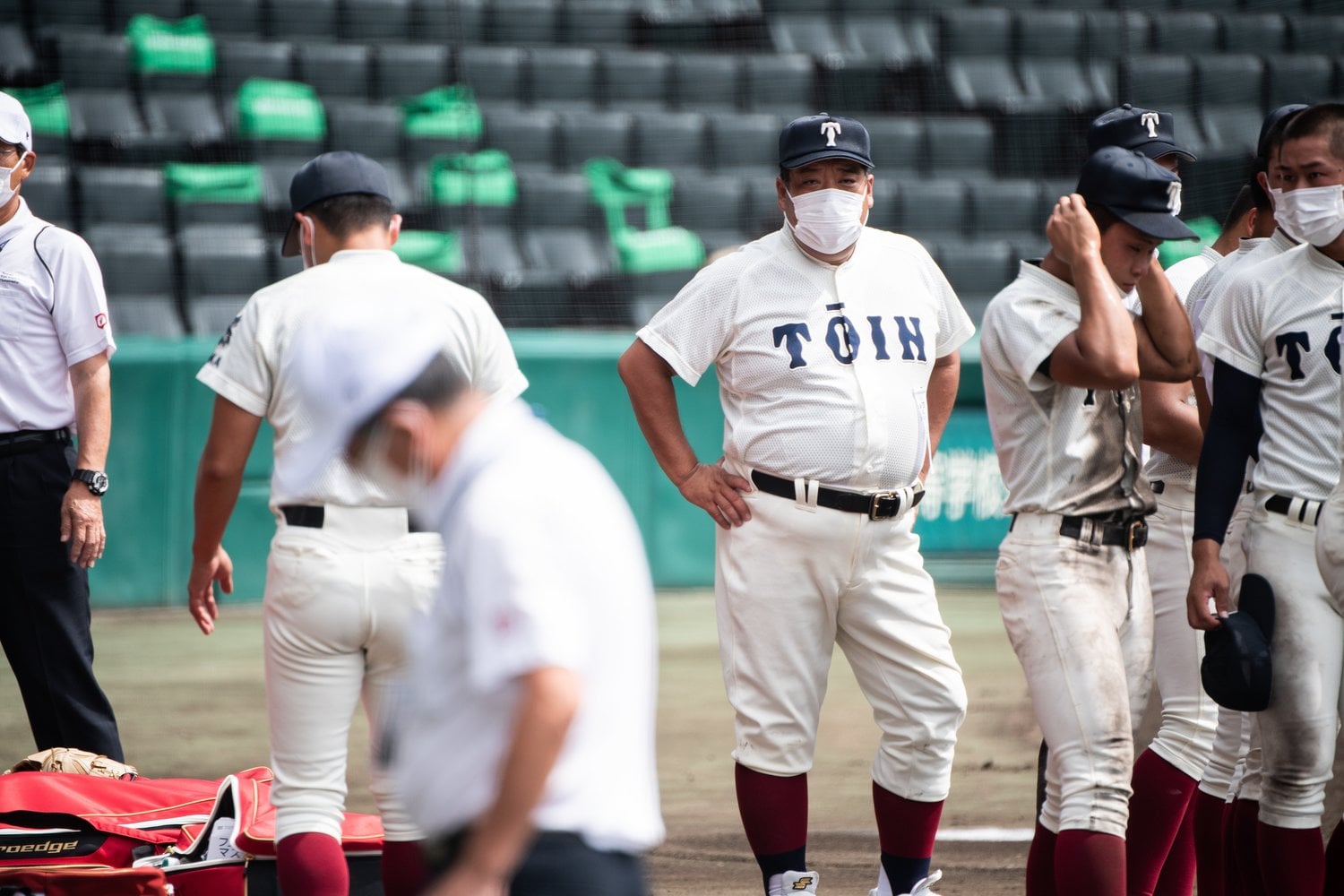 大阪桐蔭西谷監督（昨夏の写真） ©Nanae Suzuki