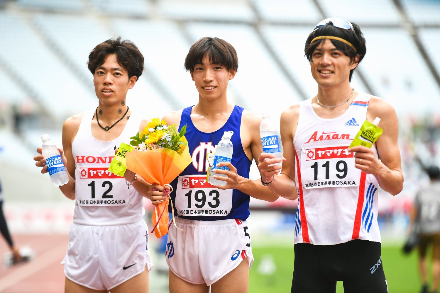 今年の日本選手権トップ3人は参加標準記録もクリアし、東京五輪出場を決めている ©Asami Enomoto