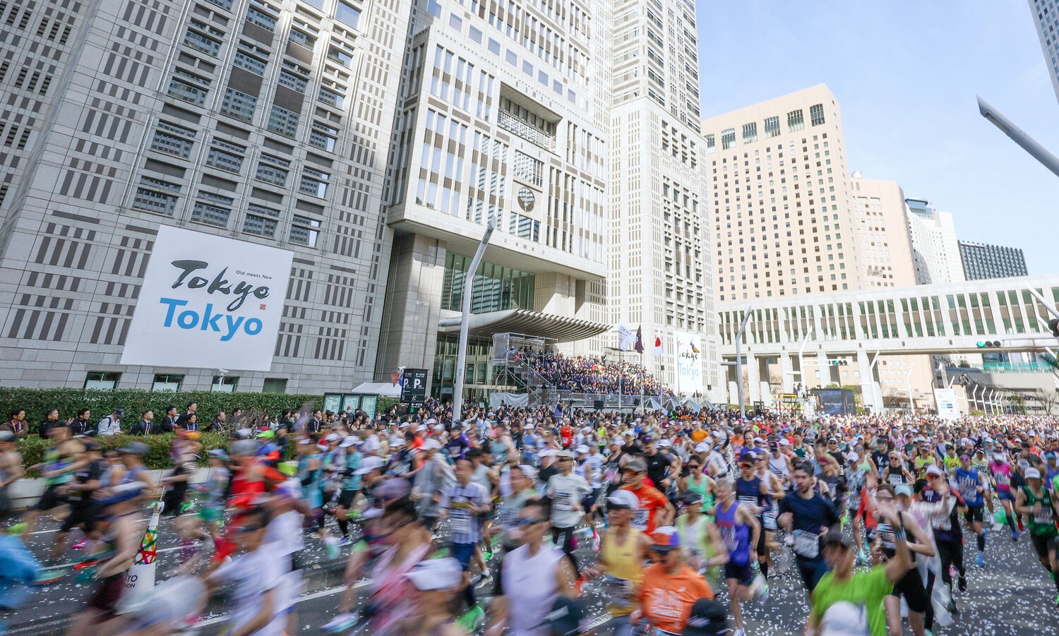 今年も高速レースが期待された東京マラソンだったが…？　©JIJI PRESS