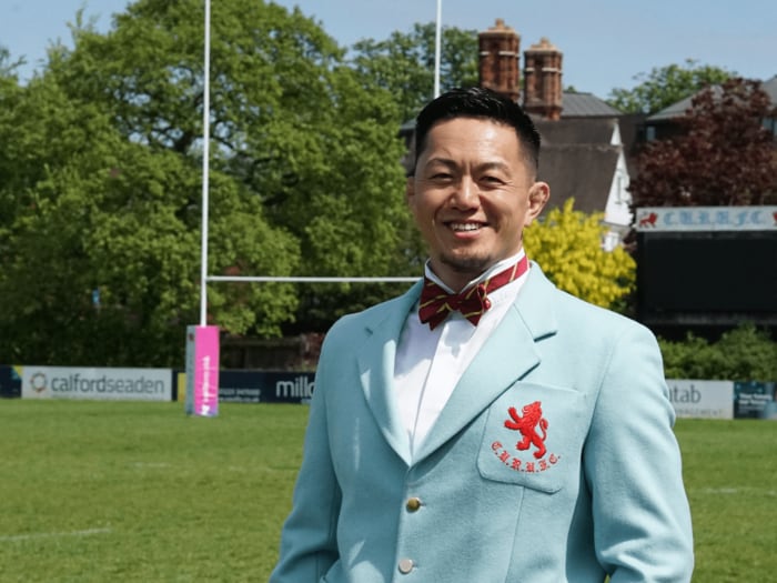 「トサ、俺の親父と一緒の歳だな」ラグビー土佐誠が英国で楽しむ“38歳の新入部員”生活「頭の病気、大麻事件、いろんなことがあったけど…」＜Number Web＞ photograph by Kenta Nakaya