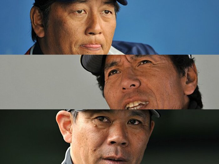 <パ・リーグ新世代監督が語る3つのリーダー論> 渡辺久信×秋山幸二×西村徳文 「革新をもたらした若き指揮官の言葉力」<Number Web> photograph by Hideki Sugiyama