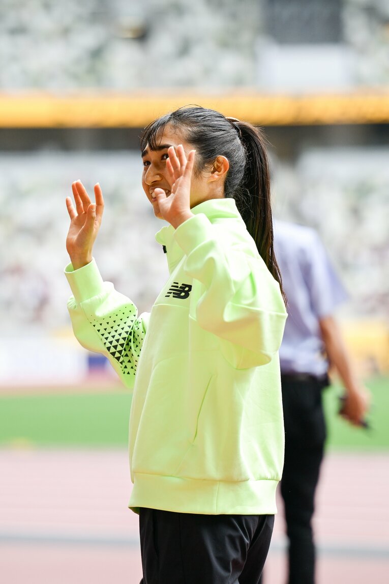 セイコーゴールデングランプリでの“チャレンジ”に「気持ちの部分ではテーマを貫けた」と振り返った田中　©︎Nanae Suzuki