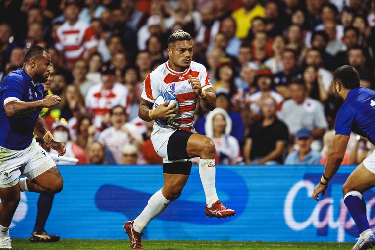 レメキ ロマノ ラヴァ（2023年ラグビーW杯サモア戦）　©︎Kiichi Matsumoto