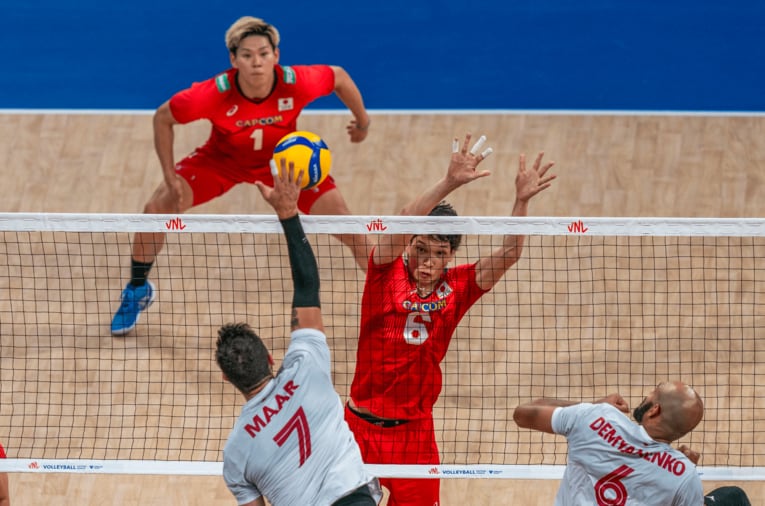 2023年ネーションズリーグ（フランス大会）©︎FIVB