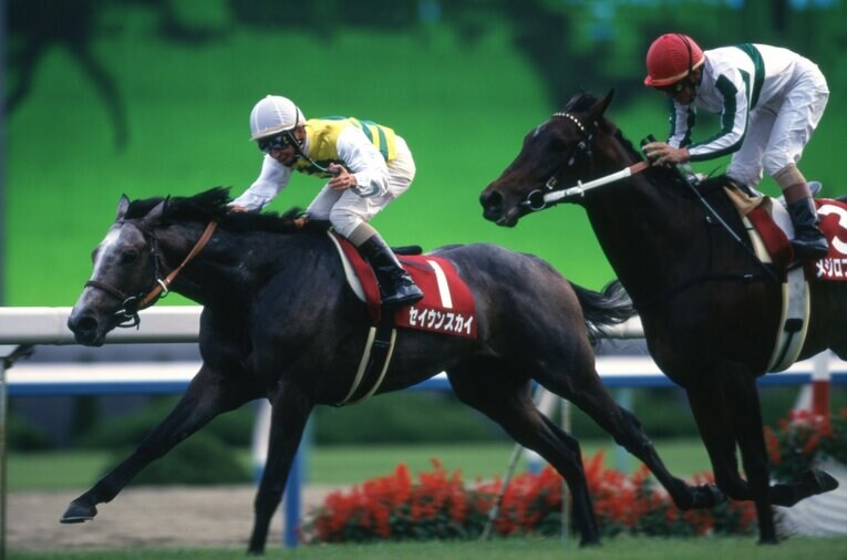 1998年京都大賞典、セイウンスカイ　©Tomohiko Hayashi