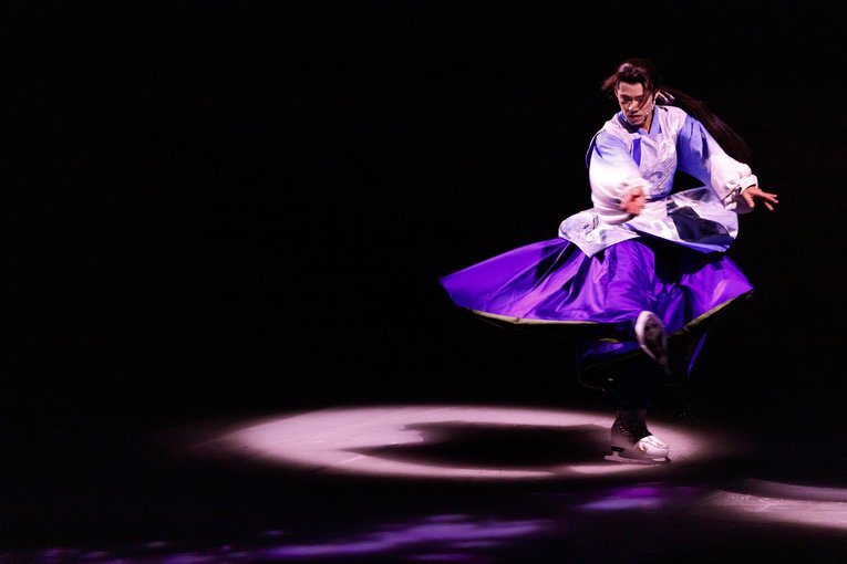 高橋大輔　スケート舞台　『氷艶2019－月光かりの如く』　©Kiichi Matsumoto