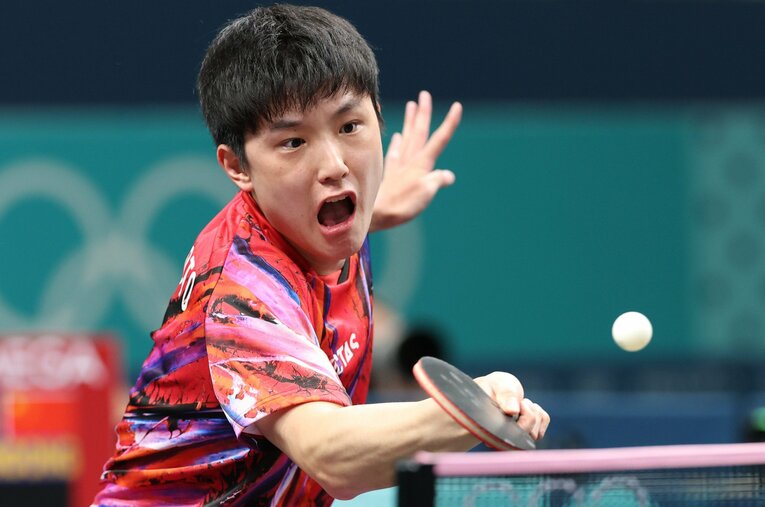 張本智和も指摘したパリ五輪・卓球会場の騒音問題。現地からのリポートをお届けする ／ photograph by JIJI PRESS