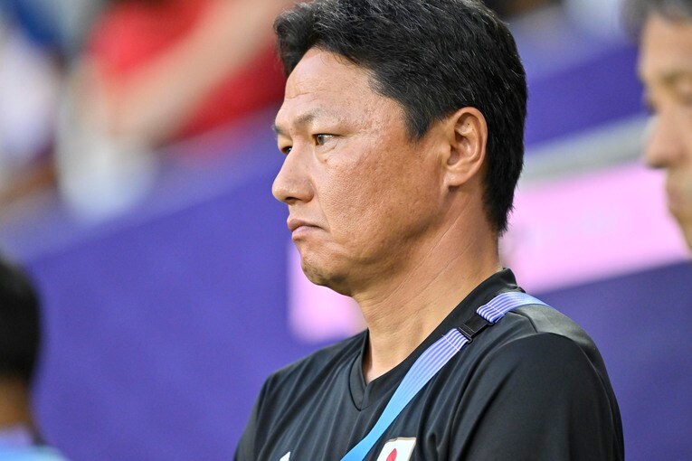 U-23日本代表を率いる大岩剛監督　©Takuya Nakachi/JMPA