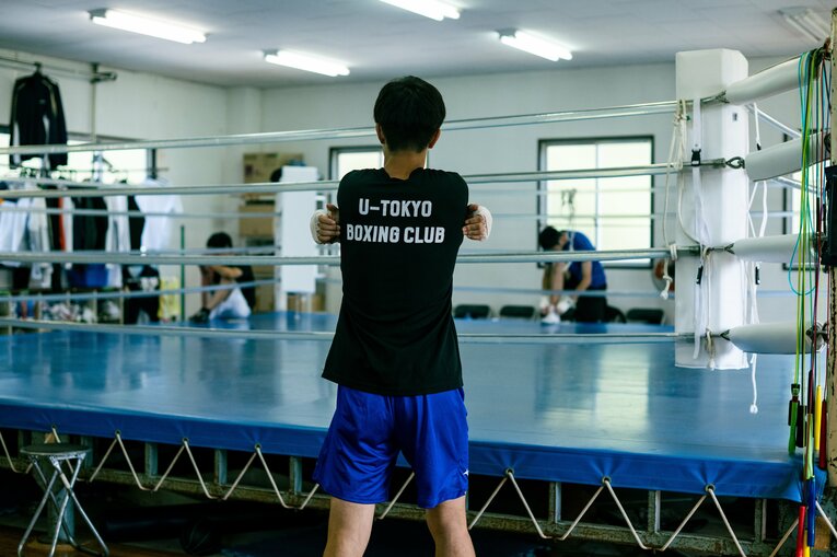 東京大学ボクシング部・伊藤朝樹　©︎Nanae Suzuki
