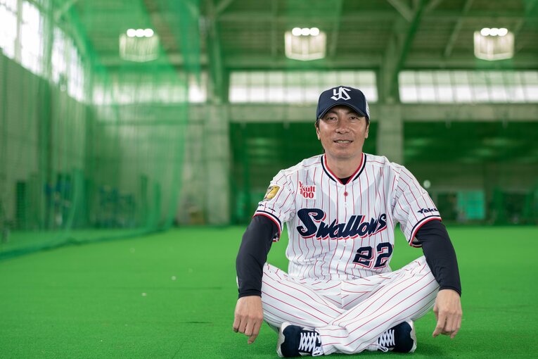 Numberでは1992年以来、30年ぶりとなるヤクルト特集。単独インタビューに応じた高津臣吾監督（53歳） ©Nanae Suzuki