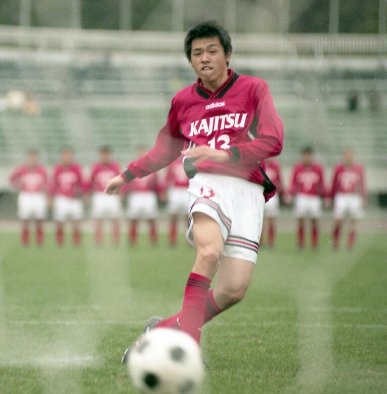 鹿実時代の遠藤保仁　※写真をクリック、スワイプすると「前園・松井ら懐かしのOB」や「松澤先生のノート」がご覧になれます　©Sankei Shimbun